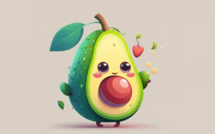 Kawaii:2pcrlk7rus4= Avocado