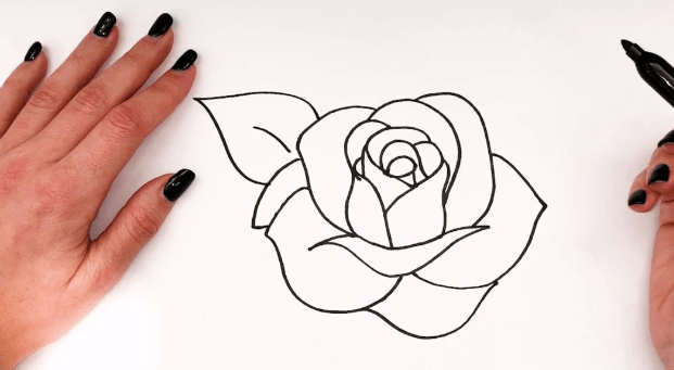 Simple:0ogcwv0bb_O= Easy Rose Drawing