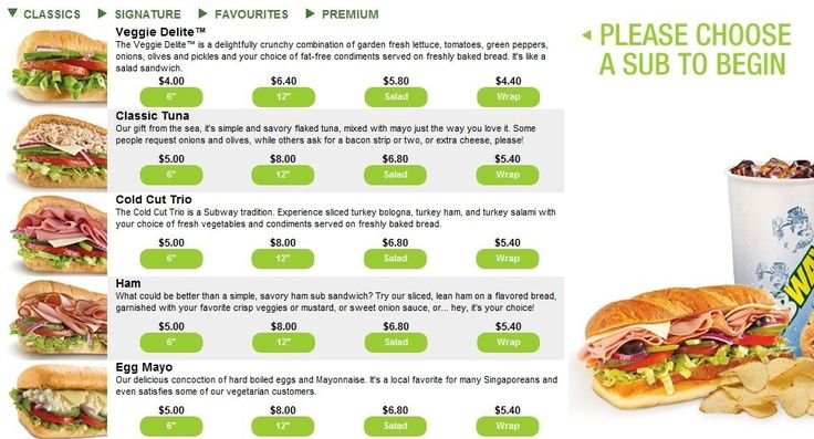 Printable:5u4cl_Vqce0= Subway Menu With Prices