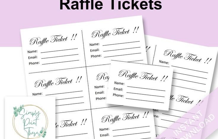 Printable:2anx3fhxsck= Raffle Tickets